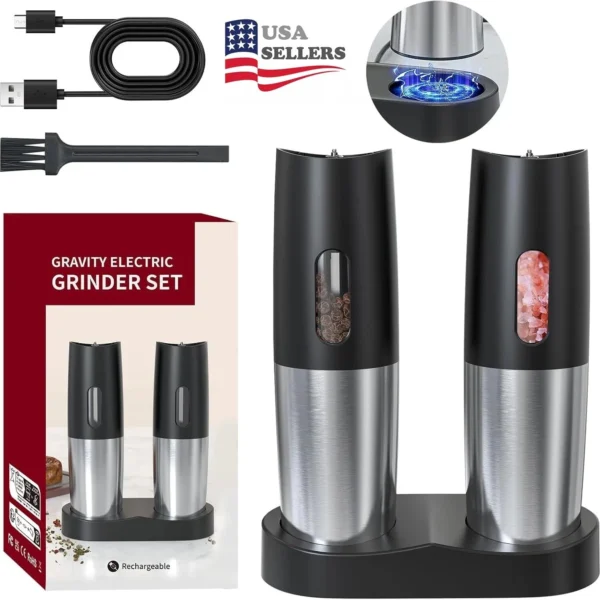 Automatic Salt & Pepper Mill Set