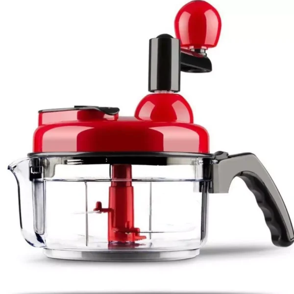 Food Chopper Hand Crank Food Processor Chopper Vegetable Quick Chopper