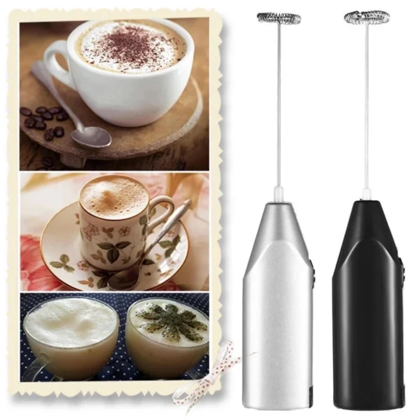 Electric Milk Frother Drink Foamer Whisk Mixer Stirrer Coffee Eggbeater Kitchen