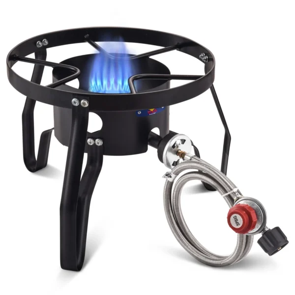 Propane Burner For Outdoor Cooking 55000BTU. Camping Stove Gas Stove Portable